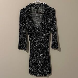 Laundry by Design Monochrome Long Sleeve Dress